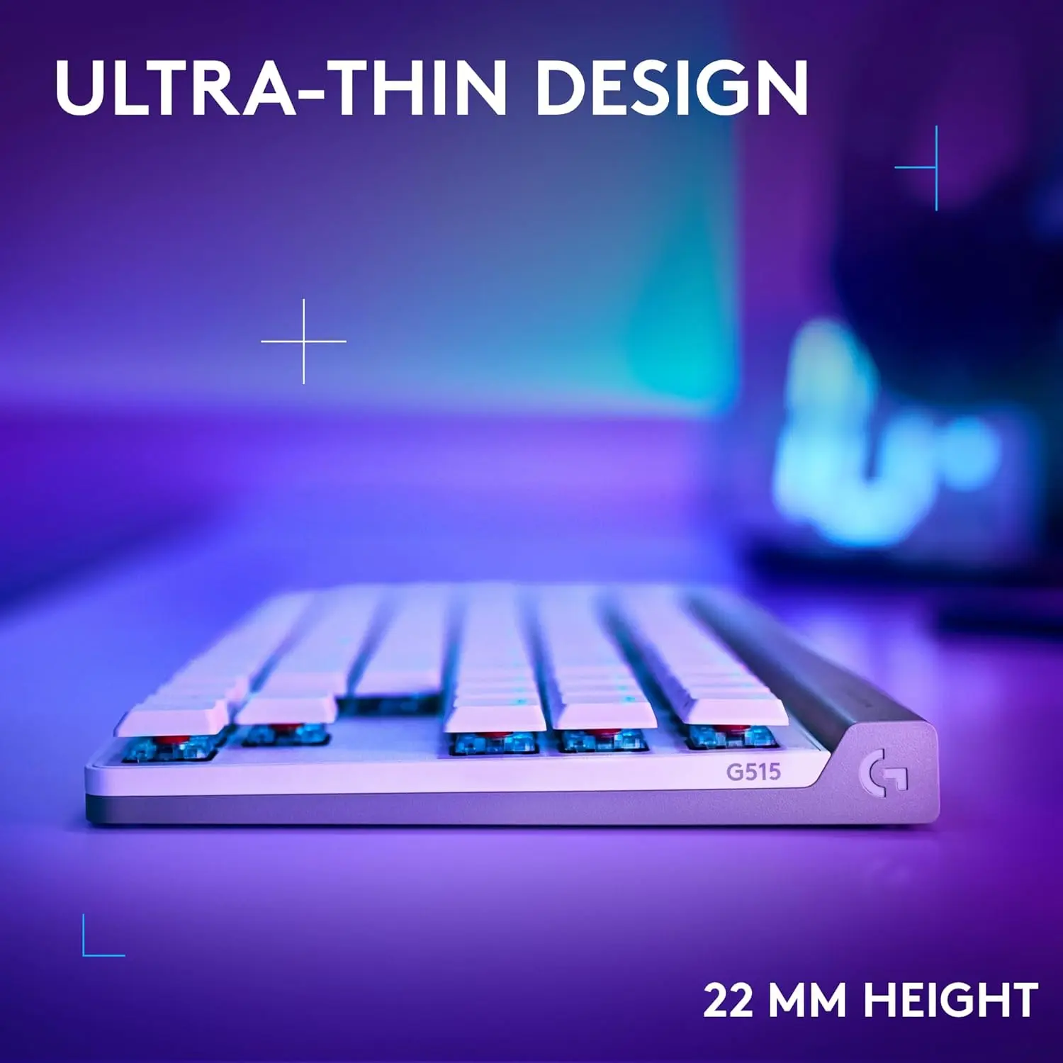 Logitech G515 Lightspeed TKL Wireless Gaming Keyboard - White  for sale in Egypt from Games2Egypt