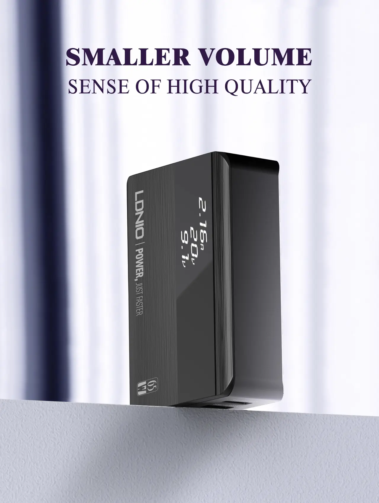 LDNIO A4808Q Fast Desktop charger 4 Ports 65W   for sale in Egypt from Games2Egypt