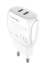 LDNIO Q233 Dual USB-C Fast Charger 30W   for sale in Egypt from Games2Egypt