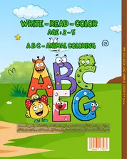 ABC Alphabet Animal Coloring Book For Children   for sale in Egypt from Games2Egypt