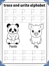 ABC Alphabet Animal Coloring Book For Children   for sale in Egypt from Games2Egypt