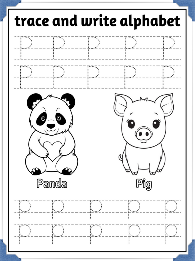 ABC Alphabet Animal Coloring Book For Children  – image 8
