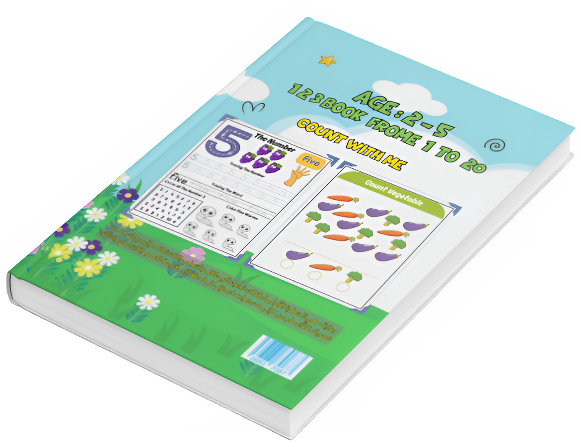 Educational English Numbers Coloring Book For Boys – image 3