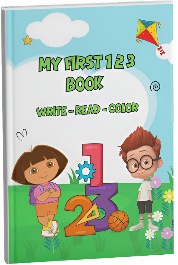 Educational English Numbers Coloring Book For Boys – image 2