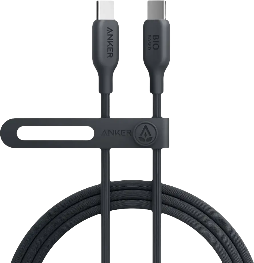 Anker 544 Type-C to  Type-C Cable (3ft Braided) - Black  for sale in Egypt from Games2Egypt