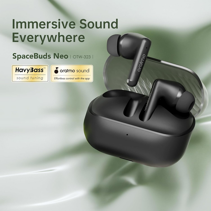 Oraimo SpaceBuds Neo Wireless Earbuds - Black  for sale in Egypt from Games2Egypt