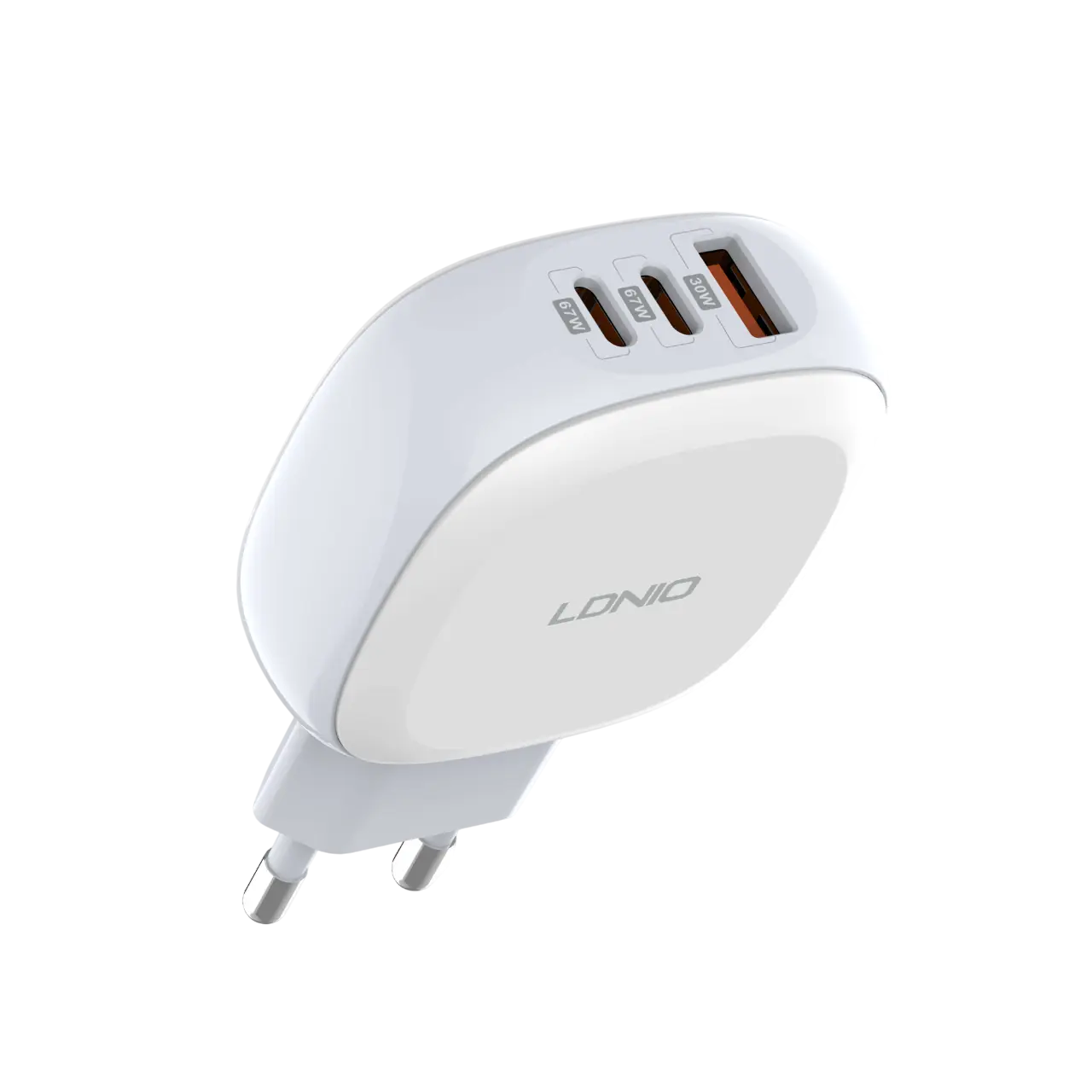 LDNIO Q3611 3 Ports Dual Port PD&QC Fast Charger 67W  for sale in Egypt from Games2Egypt
