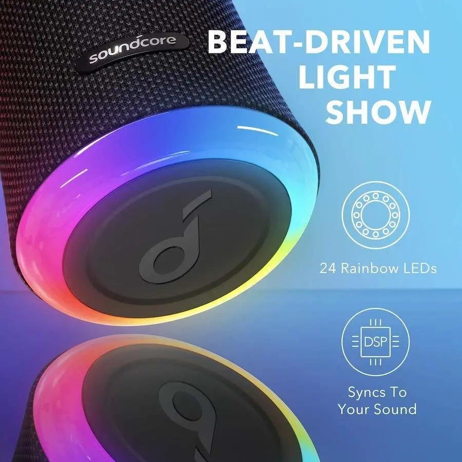 Anker Soundcore Flare 2 Bluetooth Speaker - Black  for sale in Egypt from Games2Egypt