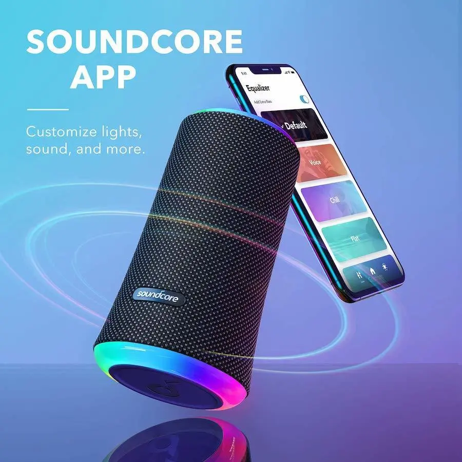 Anker Soundcore Flare 2 Bluetooth Speaker - Black  for sale in Egypt from Games2Egypt