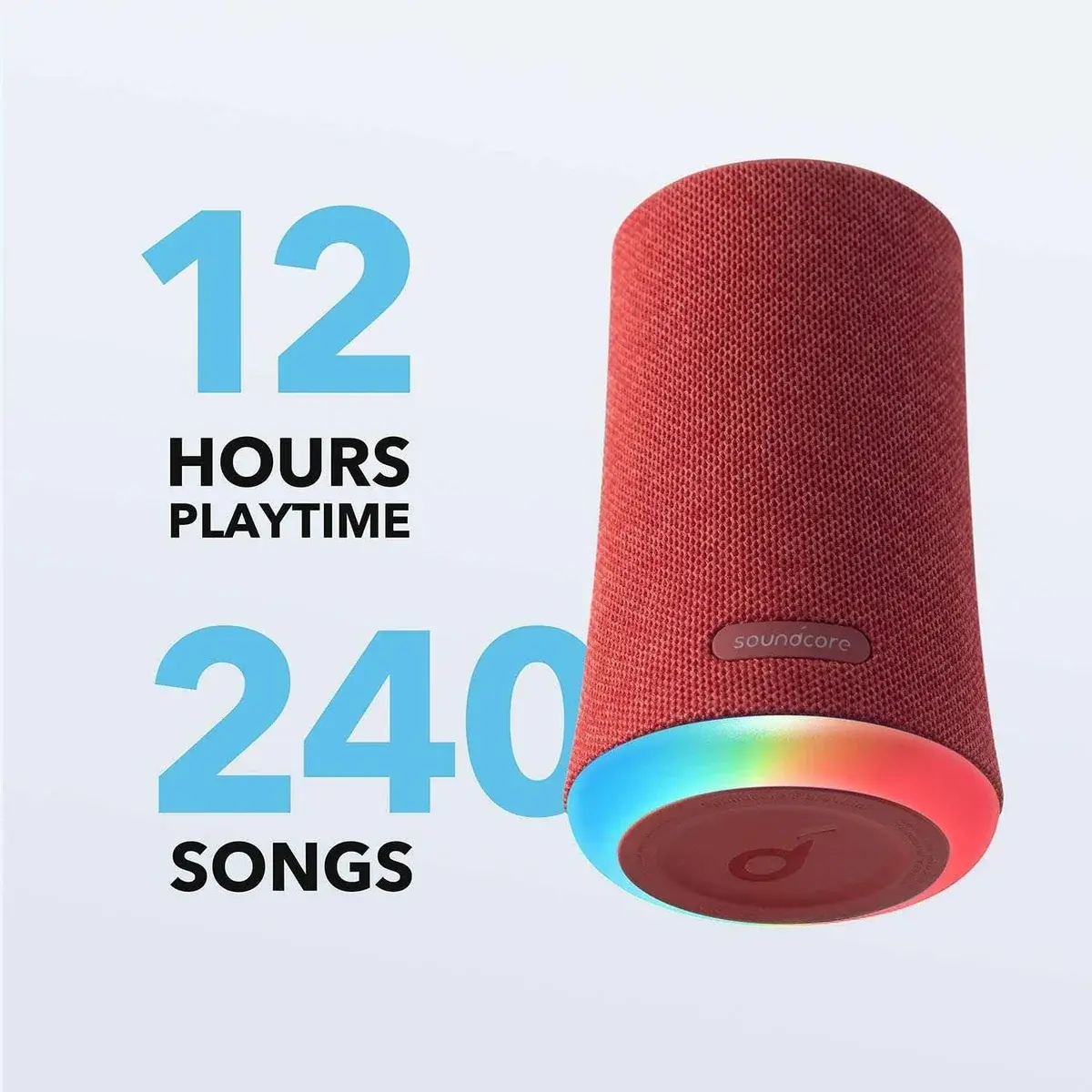 Anker Soundcore Flare Mini 360° Sound Bluetooth Speaker - Red  for sale in Egypt from Games2Egypt