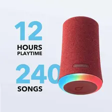Anker Soundcore Flare Mini 360° Sound Bluetooth Speaker - Red  for sale in Egypt from Games2Egypt