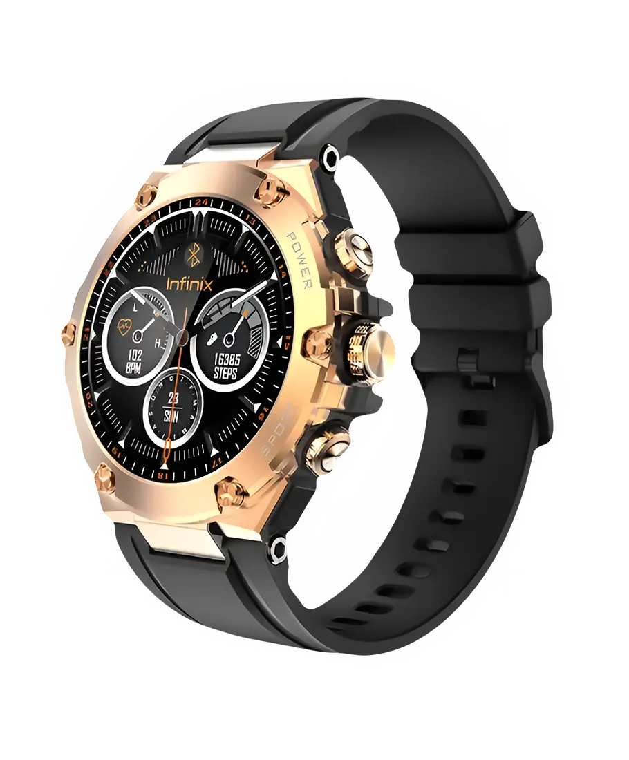 Infinix XWATCH 3GT IP68 Smart Watch - Gold  for sale in Egypt from Games2Egypt
