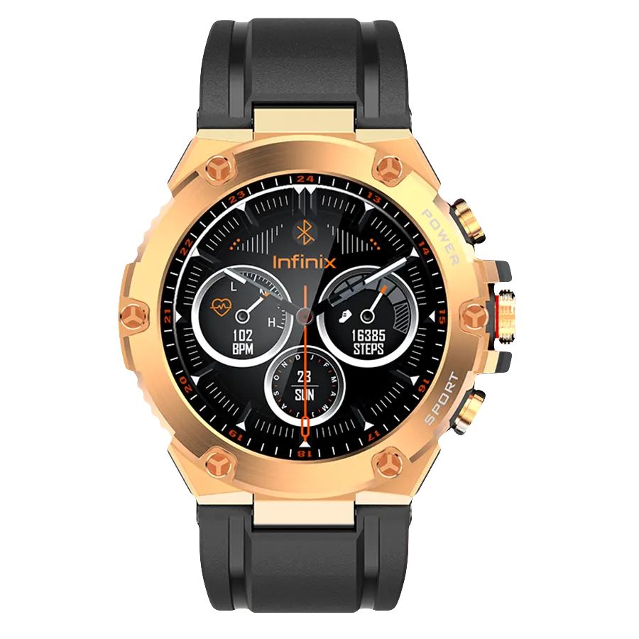 Infinix XWATCH 3GT IP68 Smart Watch - Gold  for sale in Egypt from Games2Egypt