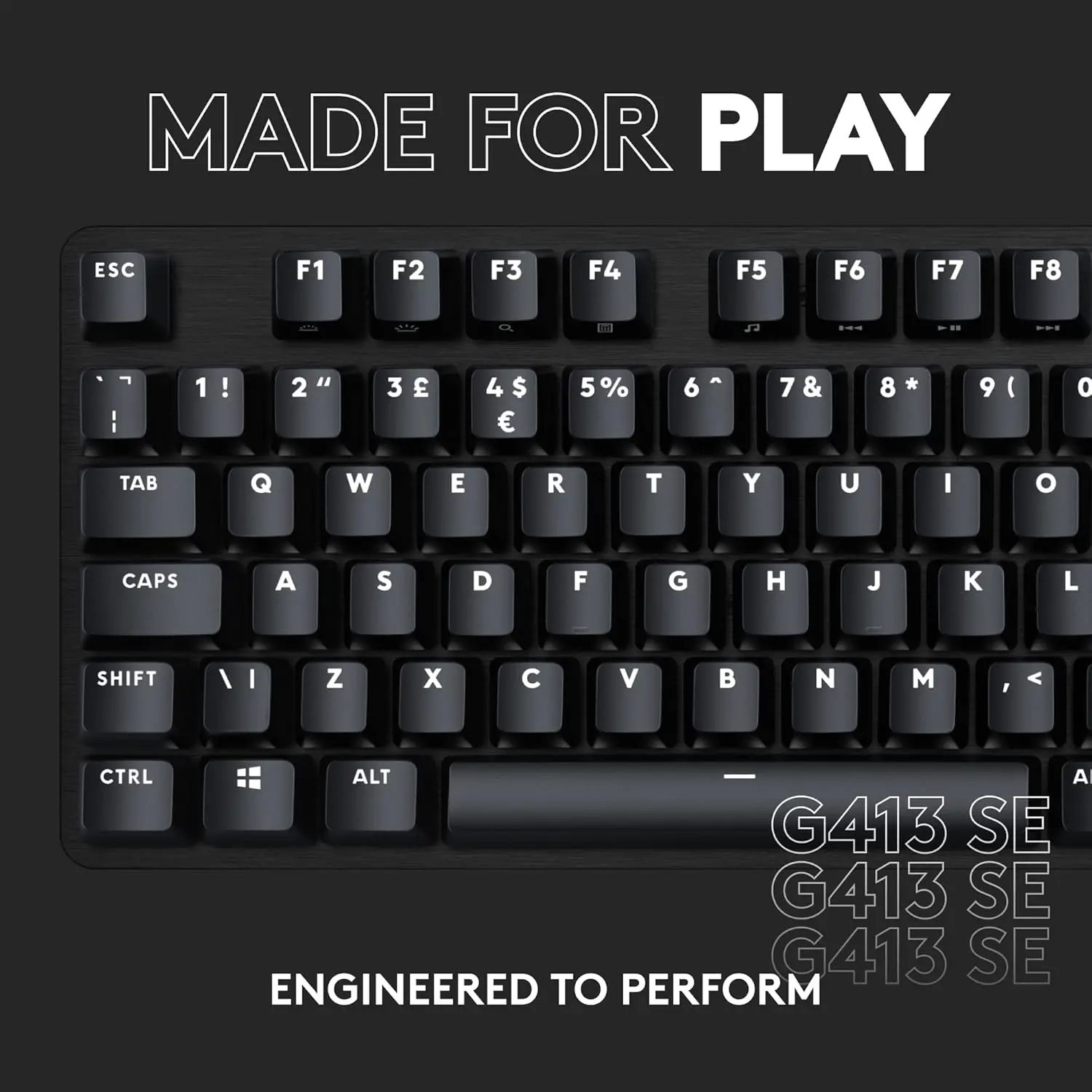 Logitech G413 SE Mechanical Wired Gaming Keyboard - Black  for sale in Egypt from Games2Egypt