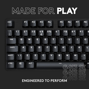 Logitech G413 SE Mechanical Wired Gaming Keyboard - Black  for sale in Egypt from Games2Egypt