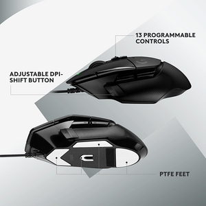 Logitech G502 X Wired Gaming Mouse - Black  for sale in Egypt from Games2Egypt