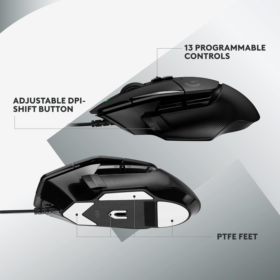 Logitech G502 X Wired Gaming Mouse - Black – image 6