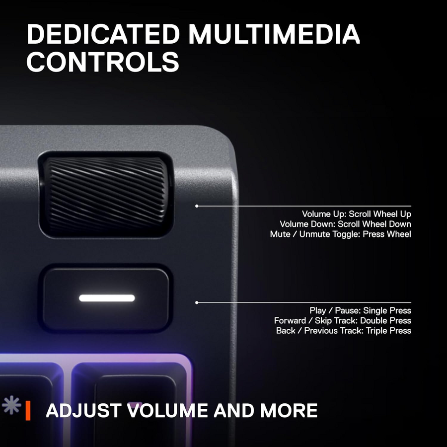 SteelSeries Apex 3 Wired RGB Gaming Keyboard - Black – image 4