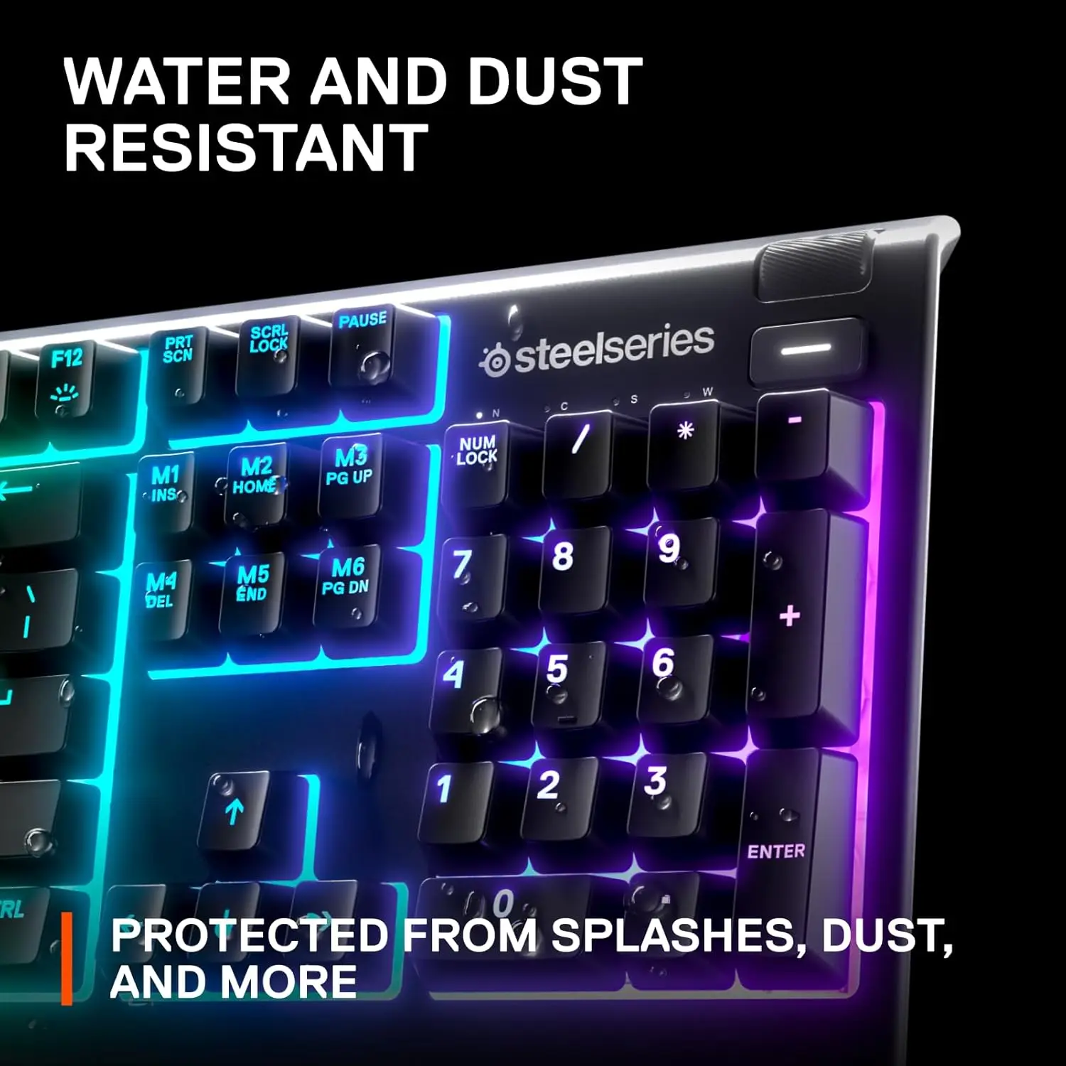 SteelSeries Apex 3 Wired RGB Gaming Keyboard - Black  for sale in Egypt from Games2Egypt