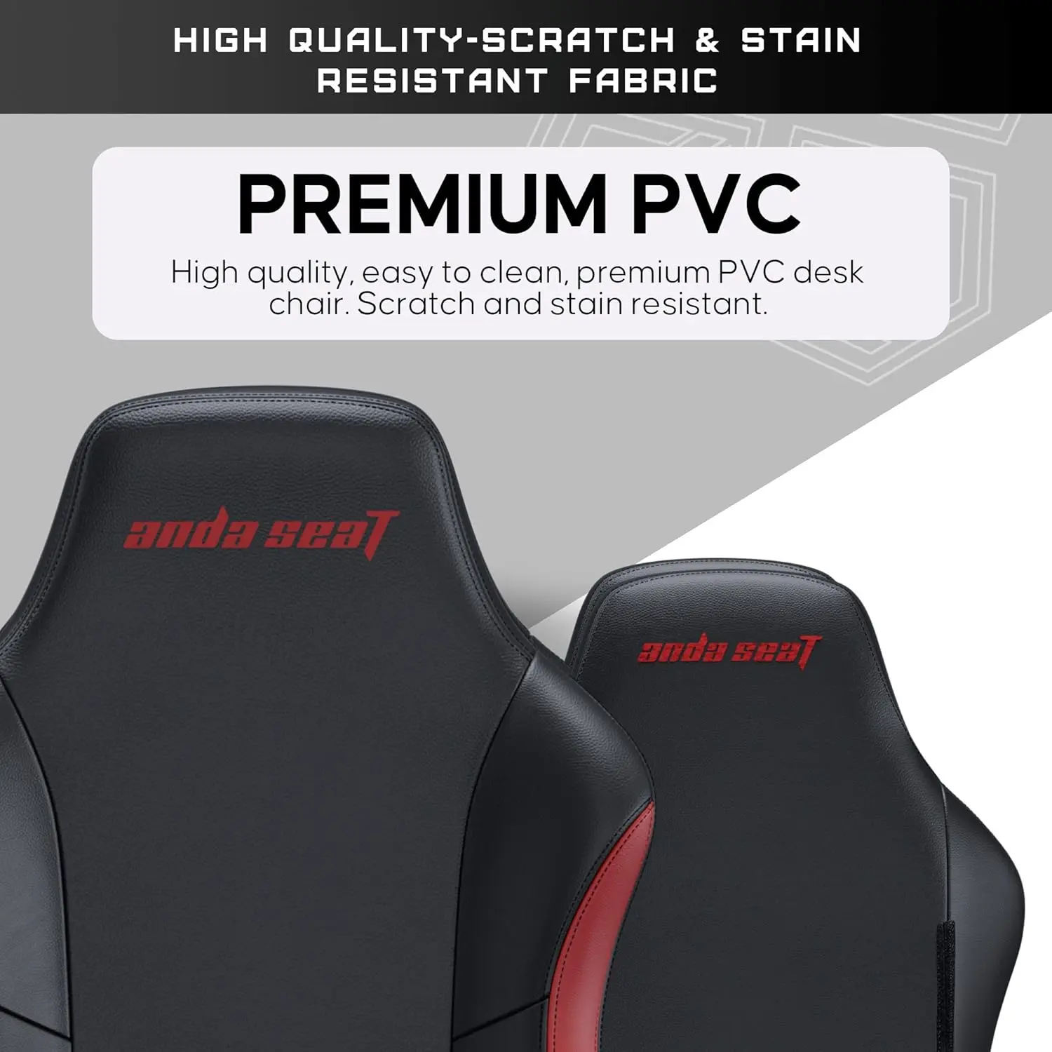 Anda Seat Luna Large Gaming Chair – Black/Red  for sale in Egypt from Games2Egypt