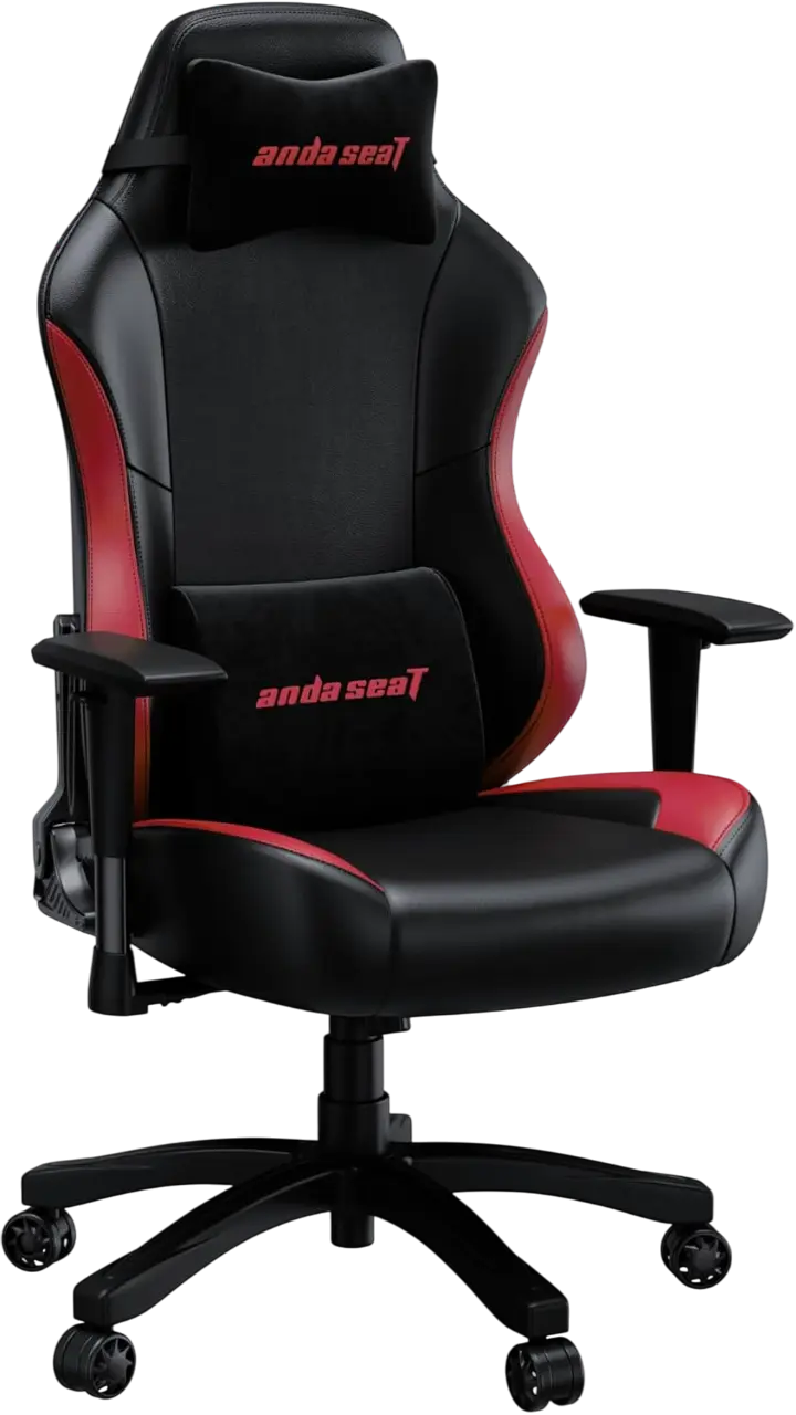 Anda Seat Luna Large Gaming Chair – Black/Red  for sale in Egypt from Games2Egypt