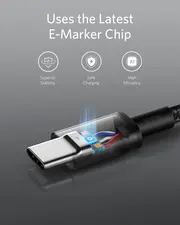 Anker 333 USB-C to USB-C Cable (3.3ft Braided) - Black  for sale in Egypt from Games2Egypt