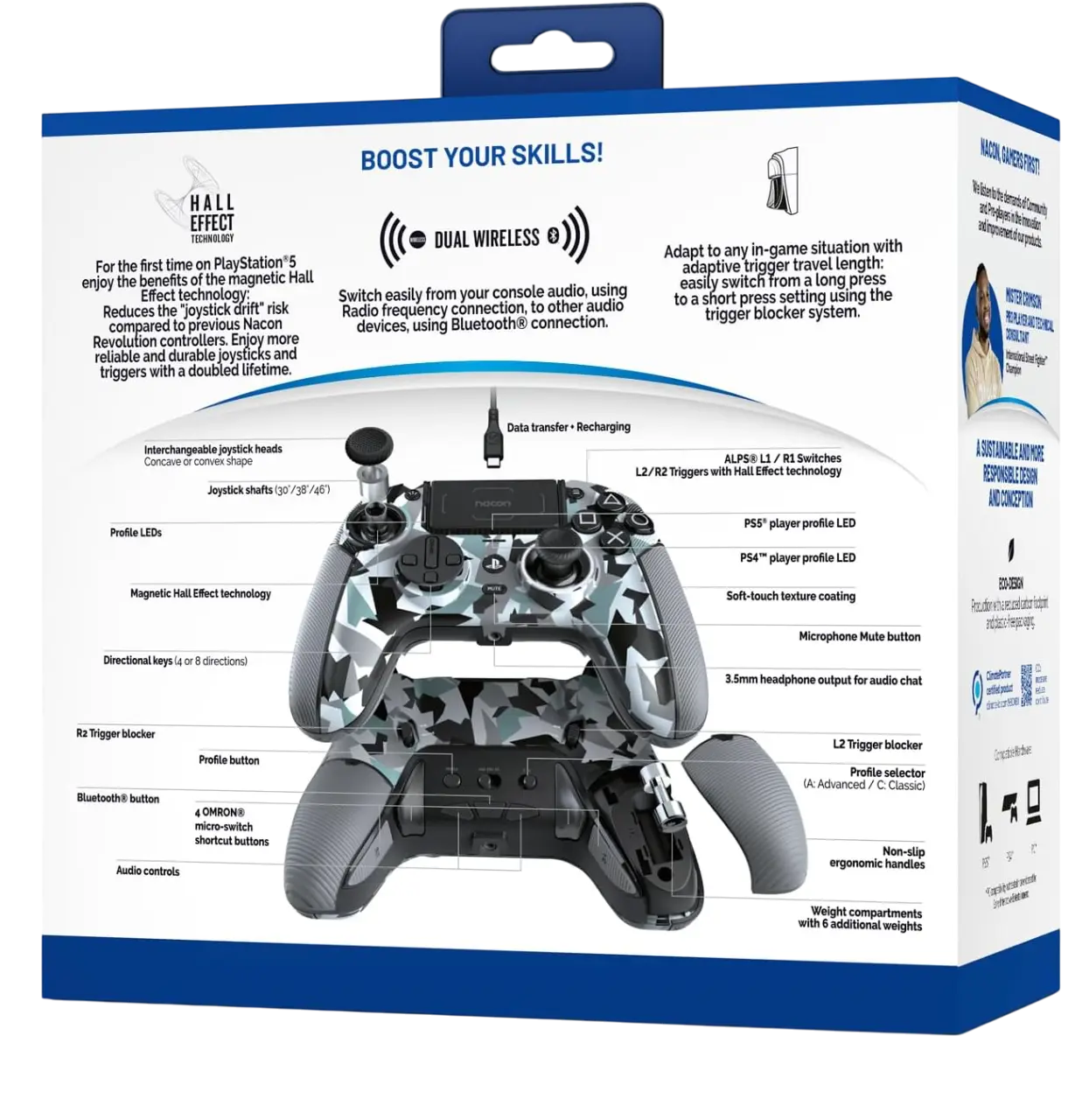 Nacon Revolution 5 PRO Wireless Controller - Arctic Camouflage  for sale in Egypt from Games2Egypt