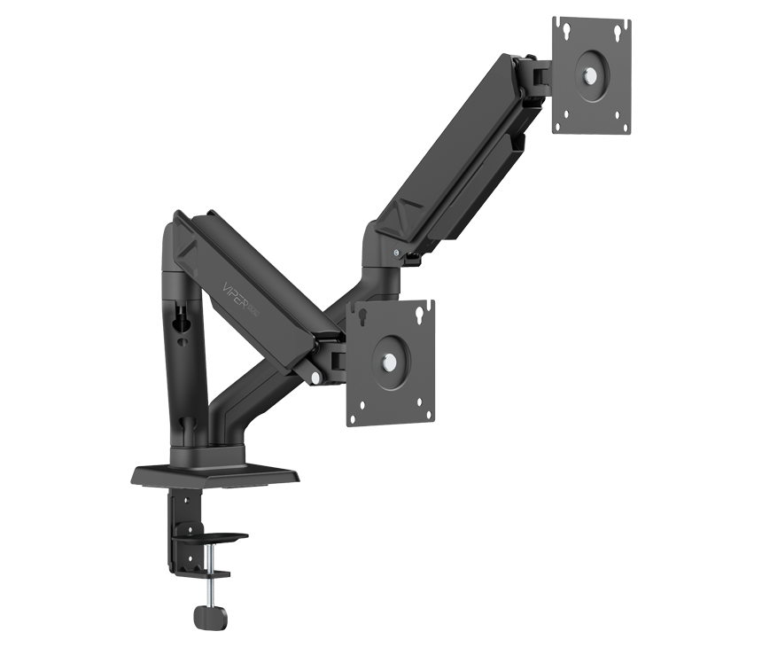 SADES Viper SA-MS01 Dual Monitor Stand Mount Arm - Black