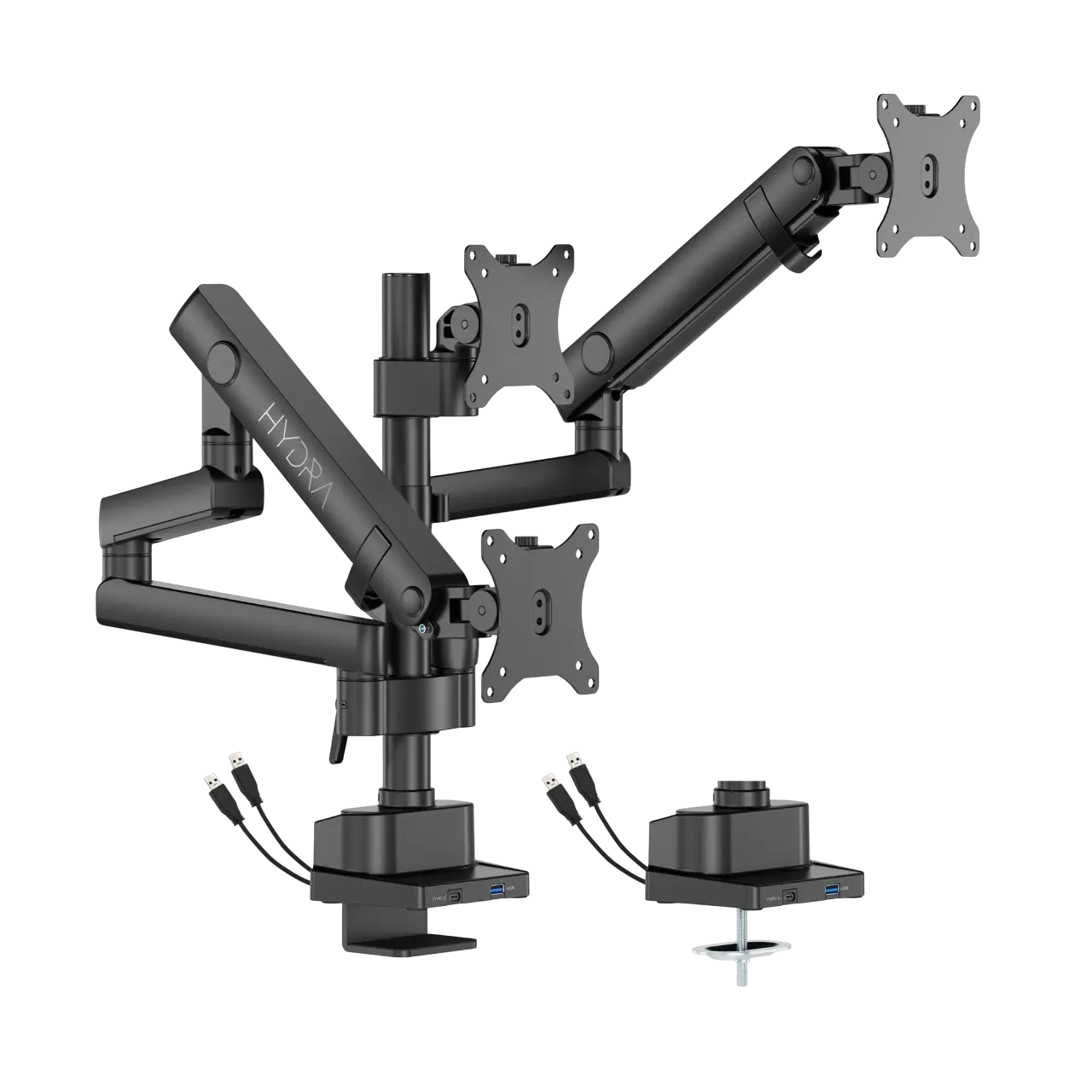 SADES Hydra SA-MS03 Triple Monitor Mount Arm - Black  for sale in Egypt from Games2Egypt
