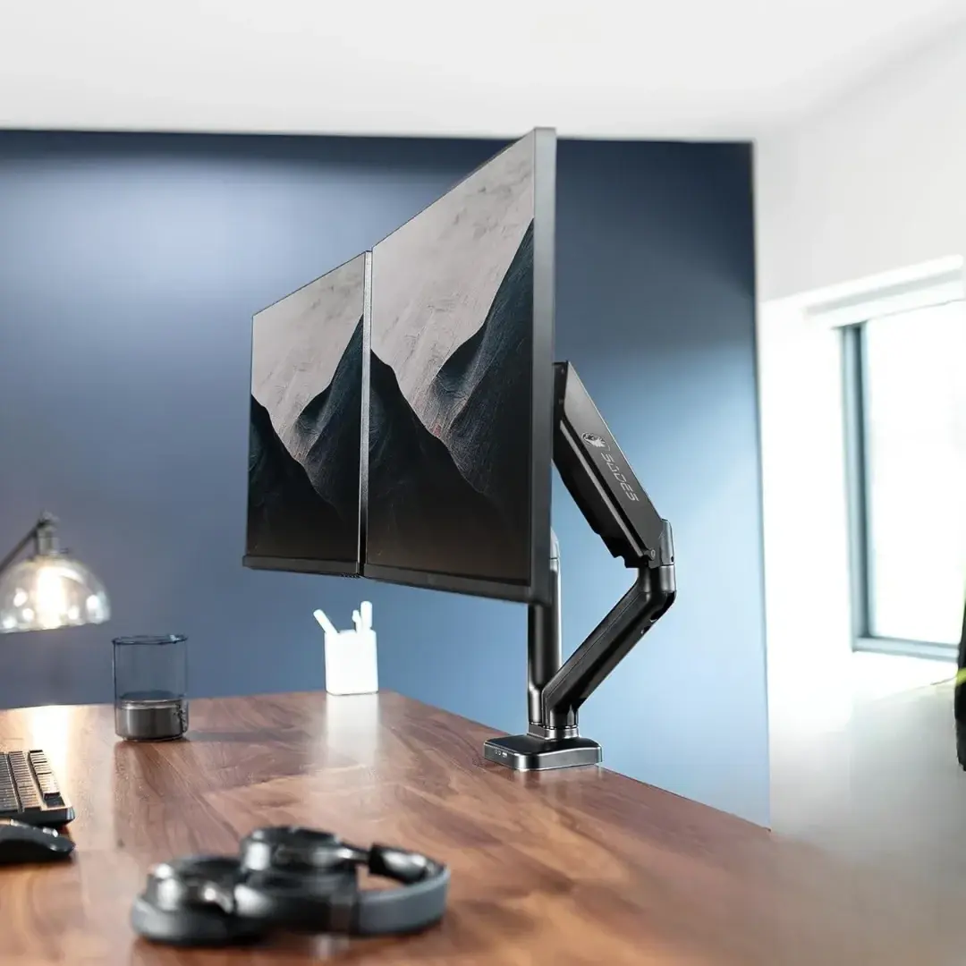 SADES Viper SA-MS01 Dual Monitor Mount Arm - Black  for sale in Egypt from Games2Egypt