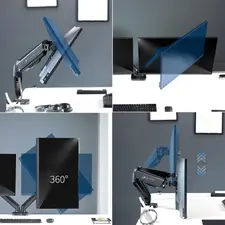 SADES Viper SA-MS01 Dual Monitor Mount Arm - Black  for sale in Egypt from Games2Egypt