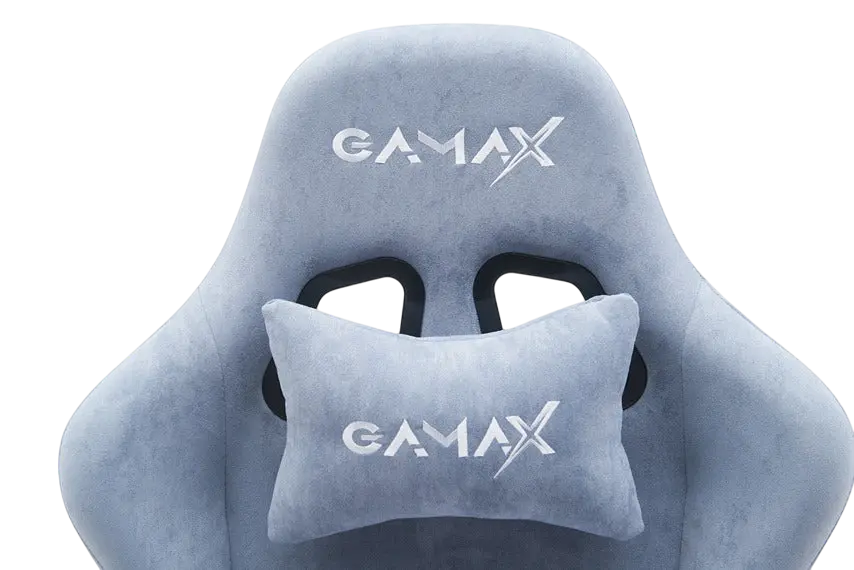 Gamax Gaming Chair BS-7966 with Foot Rest - Light Blue   for sale in Egypt from Games2Egypt