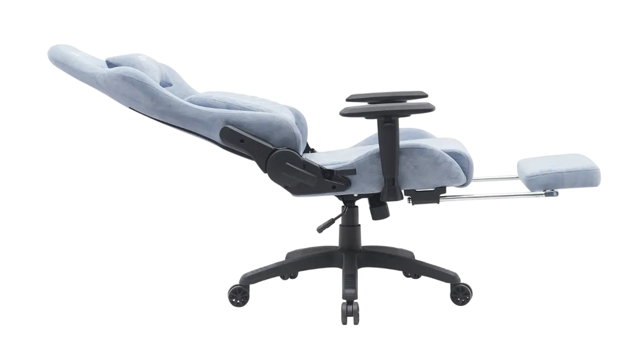 Gamax Gaming Chair BS-7966 with Foot Rest - Light Blue   for sale in Egypt from Games2Egypt