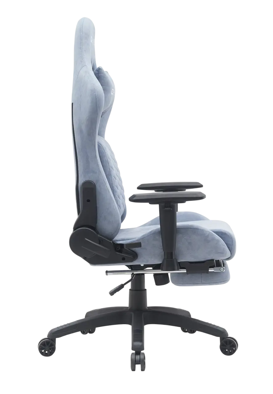 Gamax Gaming Chair BS-7966 with Foot Rest - Light Blue   for sale in Egypt from Games2Egypt