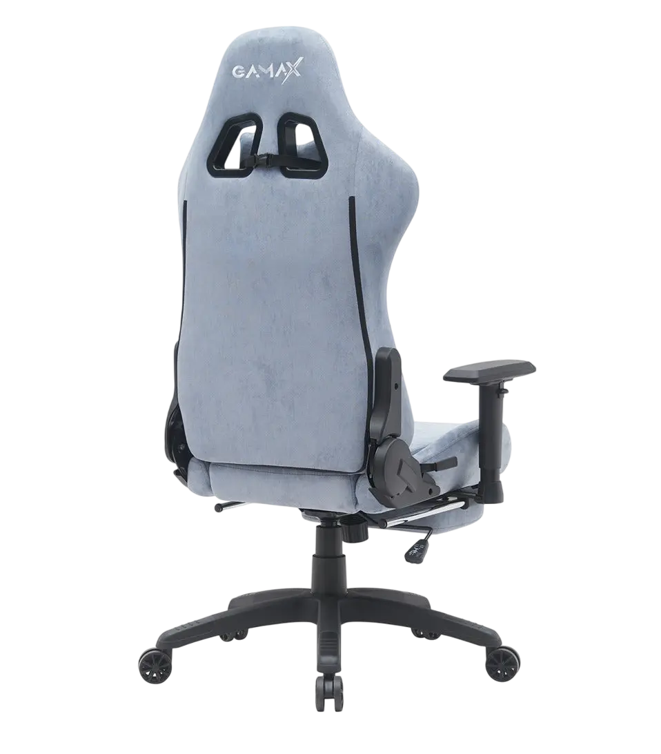 Gamax Gaming Chair BS-7966 with Foot Rest - Light Blue   for sale in Egypt from Games2Egypt