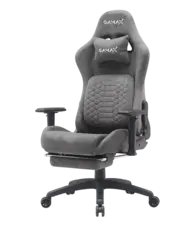 Gamax Gaming Chair BS-7966 with Foot Rest - Gray  -  for sale in Egypt from Games2Egypt