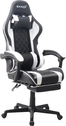 Gamax Gaming Chair 1-LT001L with Linkage Function Armrest & Retactable Footrest 