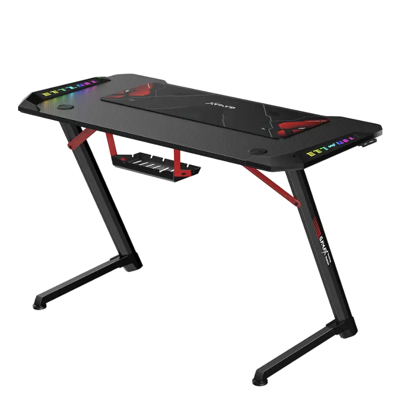 Gamax Z5-1160 Carbon Fiber Gaming Table with RGB Light & MousePad   for sale in Egypt from Games2Egypt