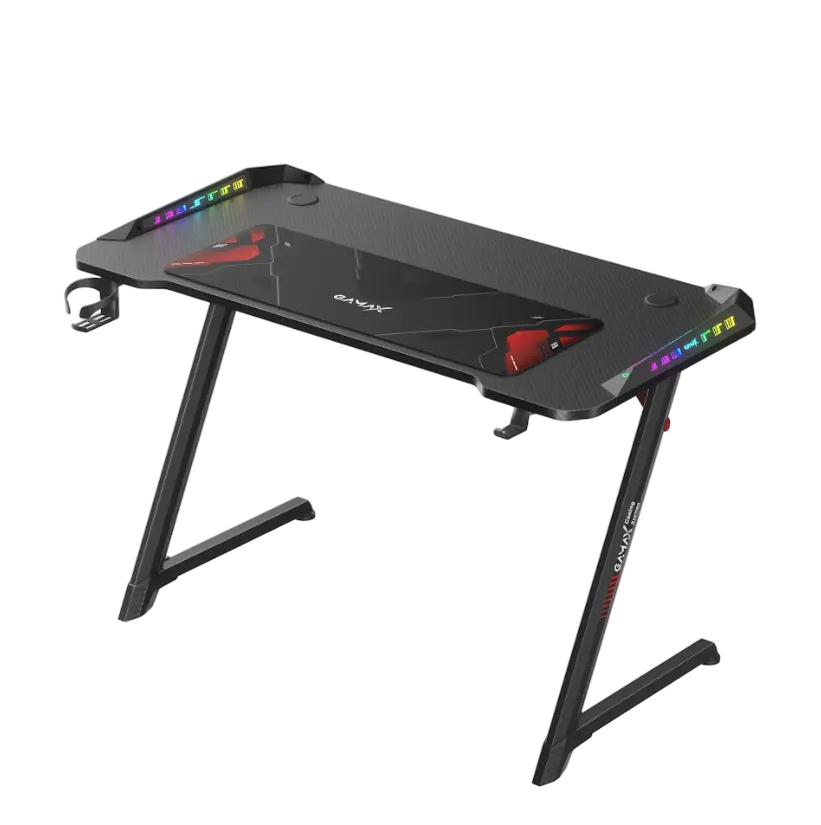 Gamax Z5-1160 Carbon Fiber Gaming Table with RGB Light & MousePad   for sale in Egypt from Games2Egypt