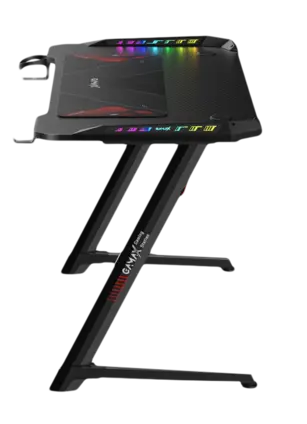 Gamax Z5-1160 Carbon Fiber Gaming Table with RGB Light & MousePad 