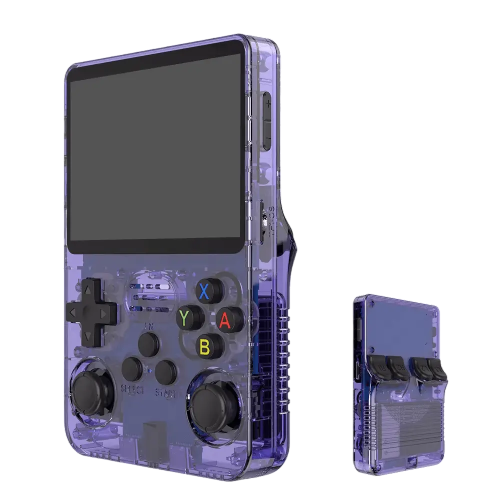 R36S Retro Handheld Video Game Console - 128 GB - Purple  for sale in Egypt from Games2Egypt