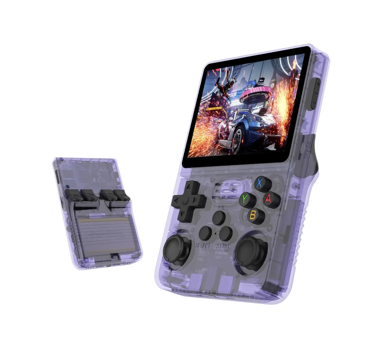 R36S Retro Handheld Video Game Console - 128 GB - Purple  for sale in Egypt from Games2Egypt