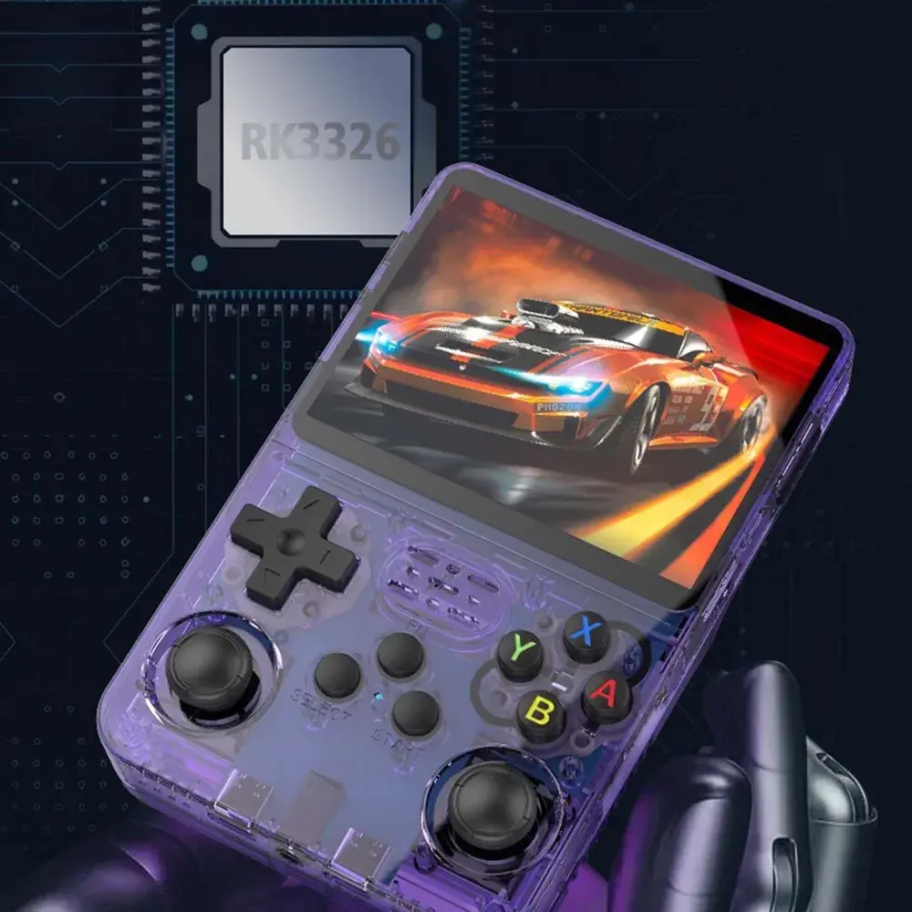R36S Retro Handheld Video Game Console - 128 GB - Purple  for sale in Egypt from Games2Egypt