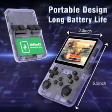 R36S Retro Handheld Video Game Console - 128 GB - Purple  for sale in Egypt from Games2Egypt