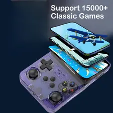 R36S Retro Handheld Video Game Console - 128 GB - Purple  for sale in Egypt from Games2Egypt