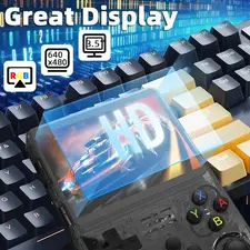 R36S Retro Handheld Video Game Console - 128 GB - Black  for sale in Egypt from Games2Egypt