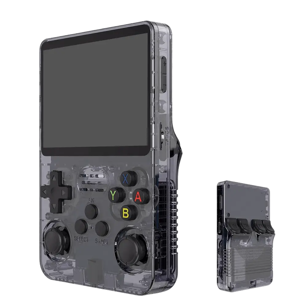 R36S Retro Handheld Video Game Console - 128 GB - Black  for sale in Egypt from Games2Egypt