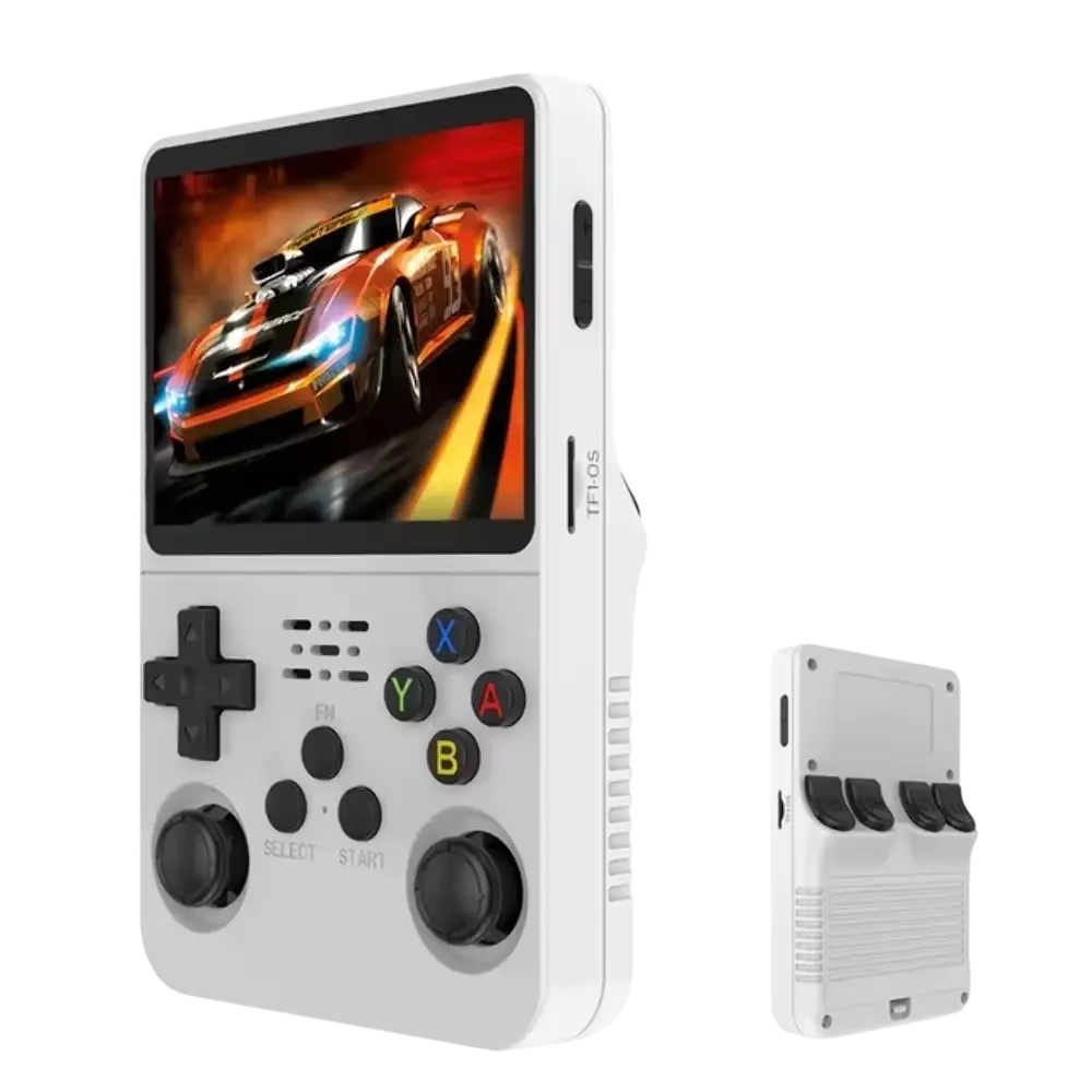 R36S Retro Handheld Video Game Console - 128 GB - White  for sale in Egypt from Games2Egypt