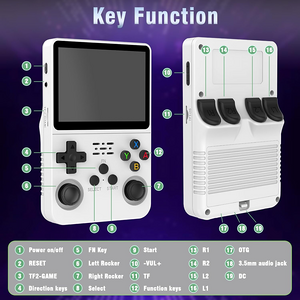 R36S Retro Handheld Video Game Console - 128 GB - White  for sale in Egypt from Games2Egypt