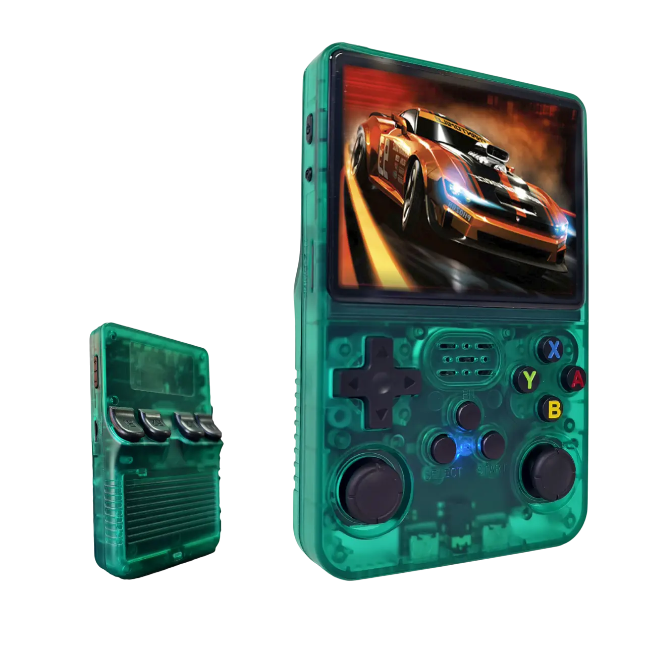 R36S Retro Handheld Video Game Console - 128 GB - Green  for sale in Egypt from Games2Egypt